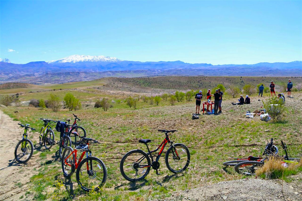 Biking in north of Iran on Northern Route Cycling Tour!