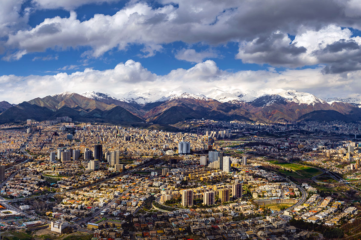 Tehran panoramic view