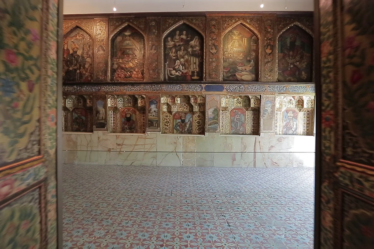 Golestan palace Ivan Marmar paintings