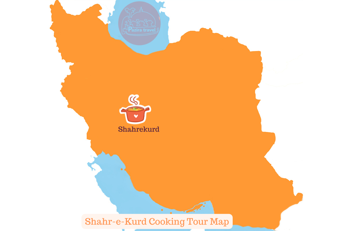 Explore Shahrekord food trip route on the map!
