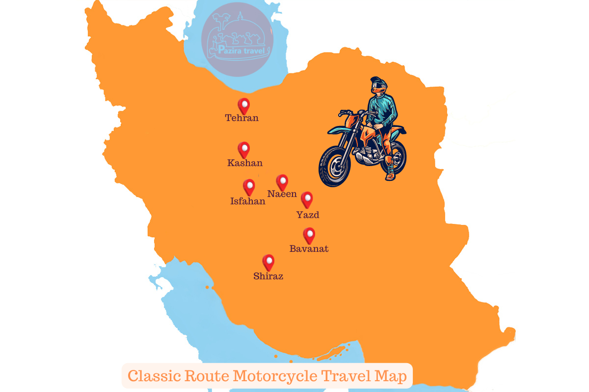 Explore Classic Route Motorcycle trip route on the map!