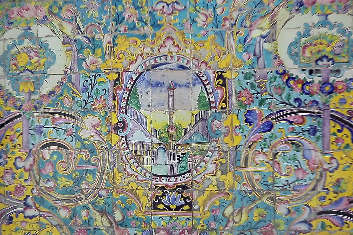 Golestan palace tile work