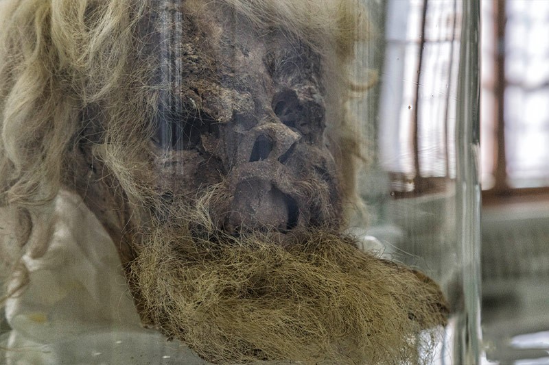 Iranian Salt man in Iran National Museum