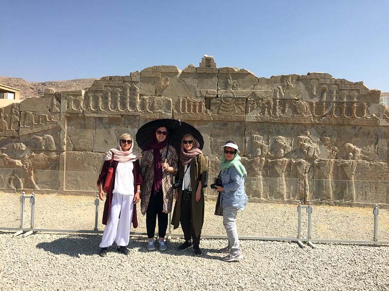 Persepolis women tour in winter