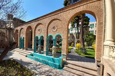 Moghadam House tilework in Tehran