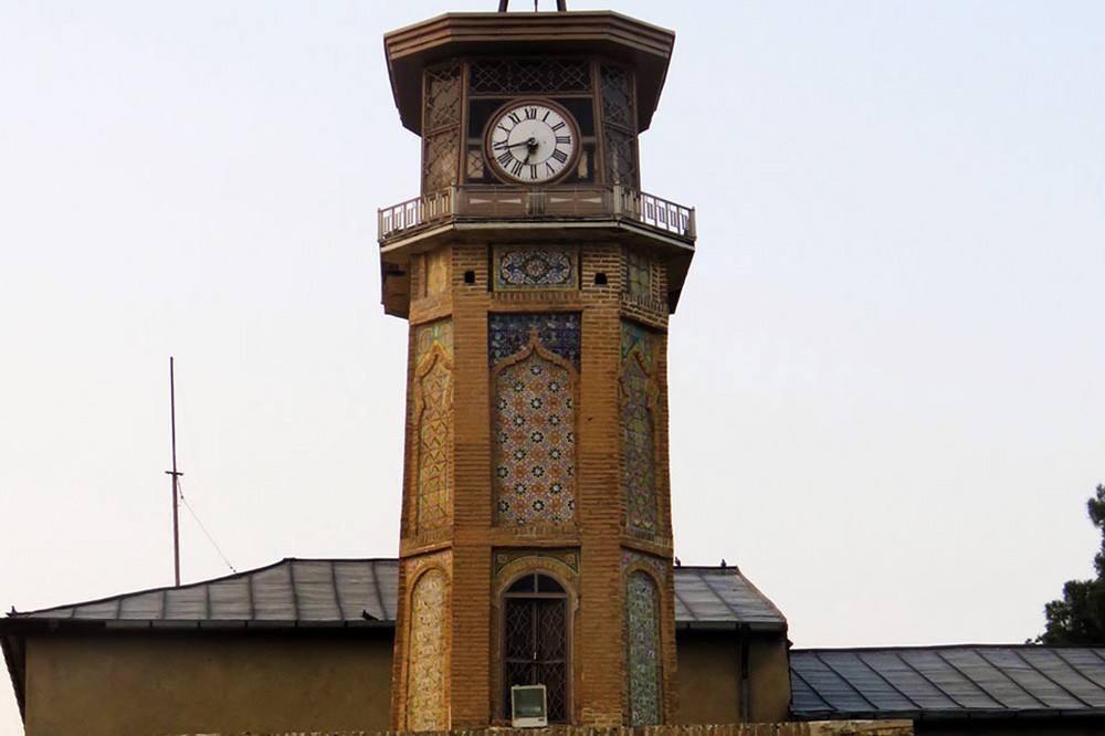 turret clock of Emad-ol-Doleh mosque in Kermanshah