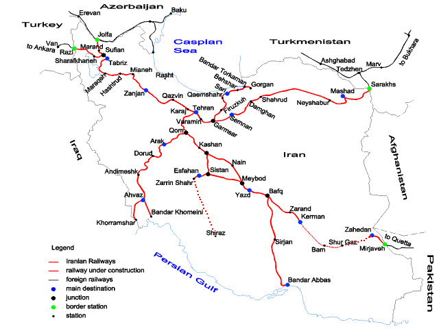 train-iran-map